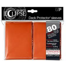 Ultra Pro - Eclipse Orange Pro-Matte Standard Sleeves 80Ct